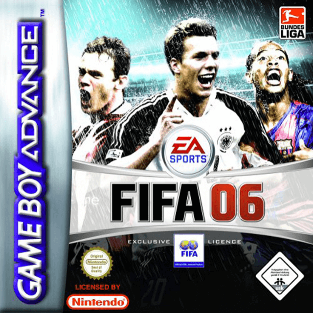 FIFA 06 box art for GameBoy Advance